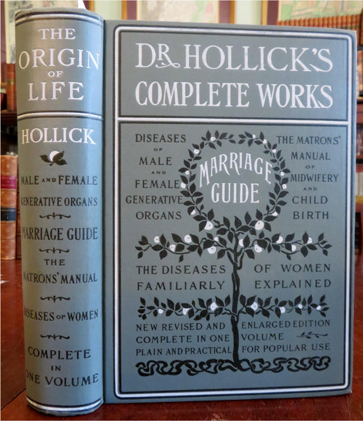 Dr. Hollick's Complete Works Marriage Guide Reproduction Diseases 1902 book