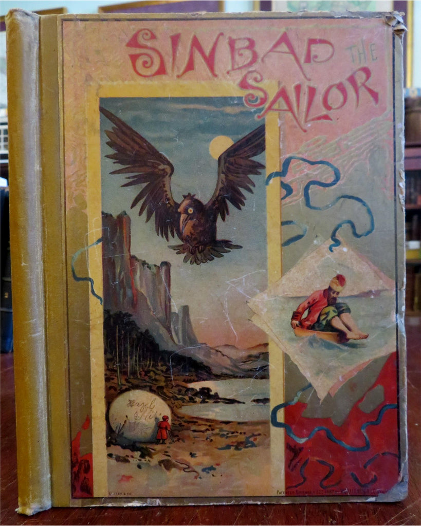 Sinbad the Sailor Orientalia Children's Story 1889 illustrated juvenile book