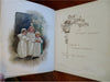 Old Father Time & His 12 Children c.1880 Harriett Bennett color plate illus book