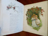 Old Father Time & His 12 Children c.1880 Harriett Bennett color plate illus book