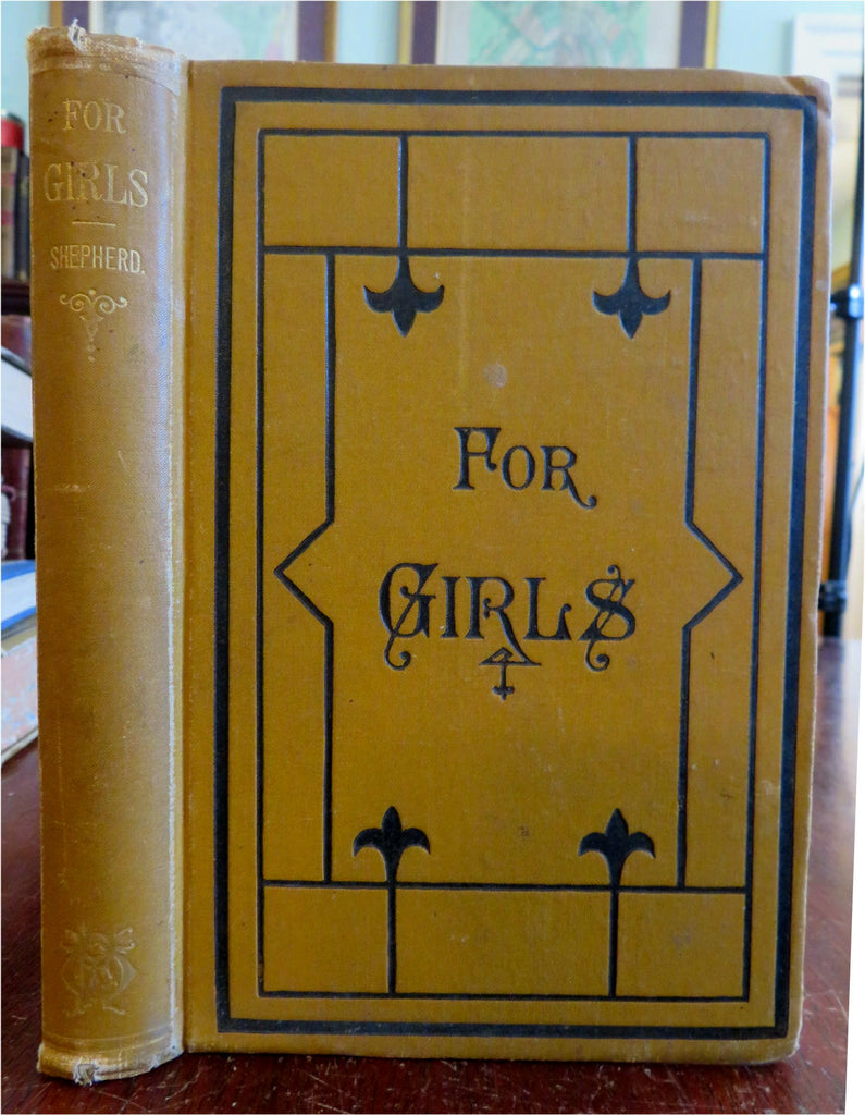For Girls Women's Health Physiology 1885 Shepherd illustrated book