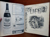 Life Magazine 1892 rare run 27 Issues July - December great color covers