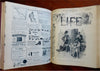Life Magazine 1892 rare run 27 Issues July - December great color covers