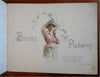 Robert Burns Illustrated Poems c. 1890 Nister chromolithographed souvenir album