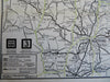 The Lord Jeffery Inn Amherst Massachusetts c. 1930's promotional brochure w/ map