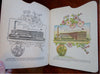Hood's Sarsaparilla Painting Book 1894 promotional juvenile coloring book