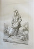 Italian Peasant Costume Print Collection 31 engraved c. 1825 Ferrari plate book