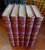 History of 10 Years 1830-1840 Louis Blanc 1849 lovely leather 5 vol. set