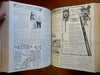 Life Magazine Bound Collection c. 1921 magazine issues period ads leather book