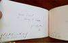 Vermont Autograph Album c. 1875 East Corinth & Mt. Washington NH leather album