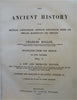 Ancient World History Egypt Babylon Assyria Persia 1853 Rollin 2 vol leather set