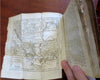 Napoleonic France Geography Book 1809 leather atlas w/ 16 world maps
