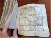 Napoleonic France Geography Book 1809 leather atlas w/ 16 world maps