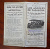 Los Angeles Travel Ephemera 1915 Lot x 2 Hotel Victoria Golden State Auto Tours