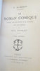 La Roman Comique Classic French Lit c. 1900 Paul Scarron leather 2 vol. set