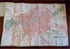 Brussels Belgium Tourist Guide 1897 Hotel Bellevue & Flandre souvenir book w map