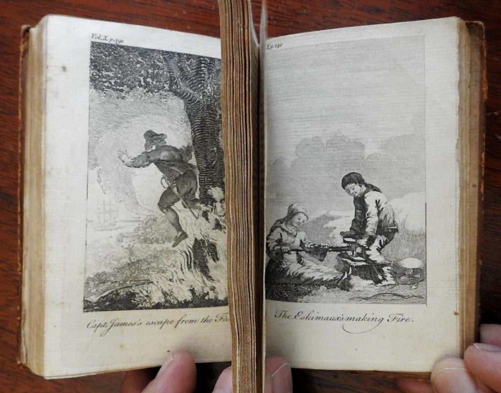 North West Passage Ellis Arctic Discovery 1750 Newbery rare juvenile 9 plates