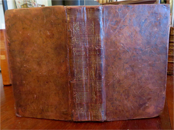 United States Universal History Revolution Politics 1838 Taylor leather book