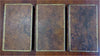 Claude de Crebillon Collected Works 1812 leather French 3 v. set Chippendale