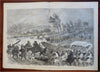 Army of Potomac Picket Guard Harpers Civil War newspaper 1863 complete issue map