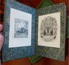Homer's Odyssey 1813 Alexander Pope 3 vol. leather set w/ 25 plates