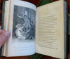 Homer's Odyssey 1813 Alexander Pope 3 vol. leather set w/ 25 plates