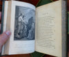 Homer's Odyssey 1813 Alexander Pope 3 vol. leather set w/ 25 plates