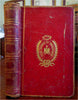Collected Works of Jean Delille French Poet 1856 decorative leather book
