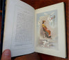 Treasure of Arlatan French color illustrated 1897 Alphonse Daudet leather book