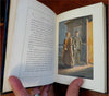 Treasure of Arlatan French color illustrated 1897 Alphonse Daudet leather book