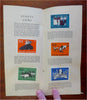 Associated Stamps of West 1938 Tide Water Oil Co. poster stamp promo booklet