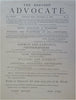 Harvard Advocate Cambridge Mass. 1878-79 Lot x 9 Collegiate Magazine Advertising