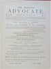 Harvard Advocate Cambridge Mass. 1878-79 Lot x 9 Collegiate Magazine Advertising