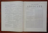 Harvard Advocate Cambridge Mass. 1878-79 Lot x 9 Collegiate Magazine Advertising