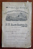 New York Slate Roofing Company Circular News Catalog 1875 rare periodical