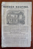 New York Slate Roofing Company Circular News Catalog 1875 rare periodical