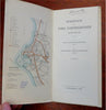 Bornholm Denmark Past Monuments Archaeological Map 1964 tourist folding map