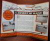 Desert of Maine Freeport Tourist Attraction c. 1950's pictorial brochure w/ map