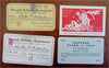 Harvard Athletic Association Lot x 9 Sports Tickets & Ticket Books 1930's