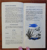 French Riviera Cote D'Azur c. 1950's French illustrated travel brochure lg. map