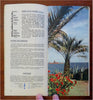 French Riviera Cote D'Azur c. 1950's French illustrated travel brochure lg. map