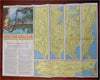 Silver Springs Florida Vintage Tourism Promo Brochure 1951 pictorial road map