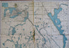 Lake Nipissing District Ontario Canada c. 1910's Grand Trunk RR promotional map