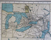 Lake Nipissing District Ontario Canada c. 1910's Grand Trunk RR promotional map