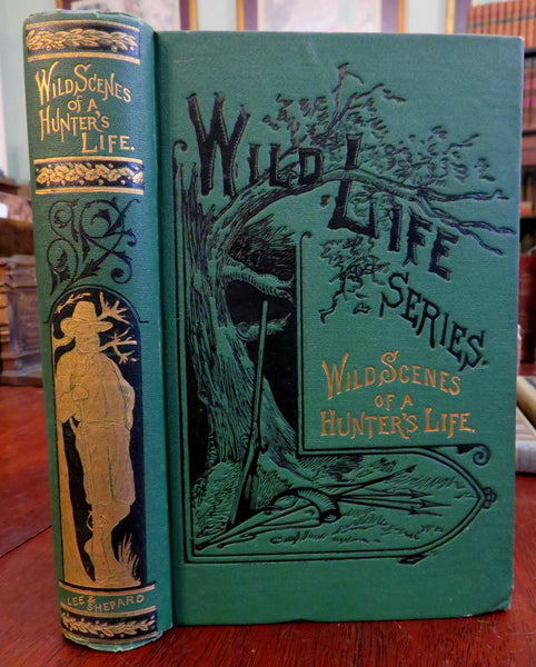 Hunter's Adventures Outdoors Children's Stories 1875 Frost illustrated book