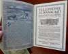 AT&T Advertising Almanacs 1926-33 Lot x 4 illustrated w/ puzzles maps vignettes