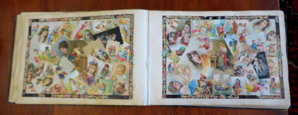 Fantastic Scrap Album c. 1877 Over 2000 wonderful color images chromolithography