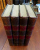 Literary & Historical Studies de Barante 1859 leather 4 vol. French set