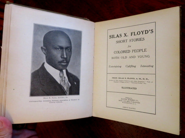 Silas X Floyd Short Stories & National Capital Etiquette 1920 Black America book