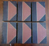 Bulwer Lytton Works 6 volume set gorgeous leather set limited ed. Rienzi Harol
